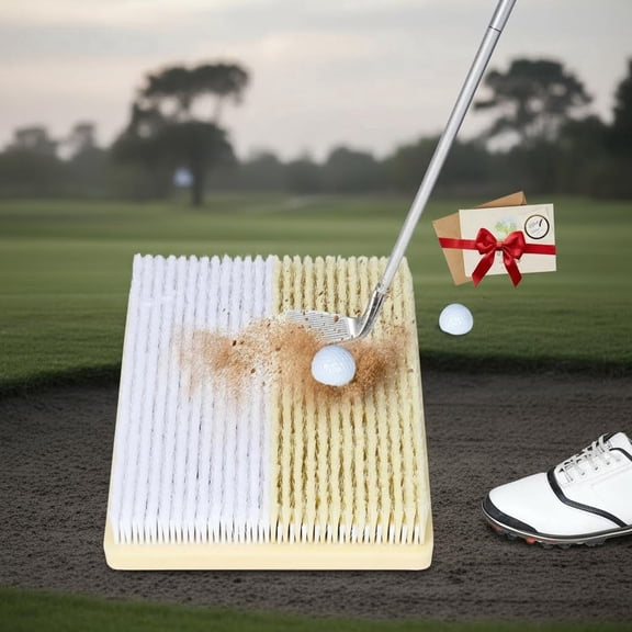 Golf Bunker Mat - Portable & Sturdy High-Performance Practice Mat for Bunker Shots, Indoor & Outdoor Sand Chipping Mat