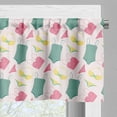 thumbnail image 5 of Ambesonne Beach Valance & Curtain, Swimwear and Bikinis Plot, 55"x36", Pastel Pink and Cadet Blue, 5 of 7