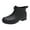 Black, variant on Oyedens Womens Ankle Rain Boots Fashion Waterproof Rubber Garden Mud Work Booties Short Rainboots