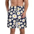 thumbnail image 1 of Fotbe Daisy Floral Trajes de Baño Estampados para Hombre, Shorts de Verano de Secado Rápido, Ropa de Playa, Bañadores-Small, 1 of 6