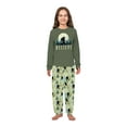 thumbnail image 4 of Believe Bigfoot Matching Christmas Pajamas Long Sleeve, Sasquatch Matching Holiday Pajamas With Dog, Cotton And Poly Blend, 4 of 7