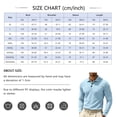 thumbnail image 3 of Breeze Polo Shirts for Men Long Sleeve Belly Collared Textured Shirt | Stretchy quick dry golf casual cool tops, button down wearbreeze mens polo White 5XL, 3 of 6