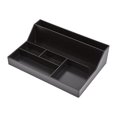thumbnail image 1 of Tru Red TR55259 6-Compartment Plastic Desktop Organizer, Black, 1 of 4