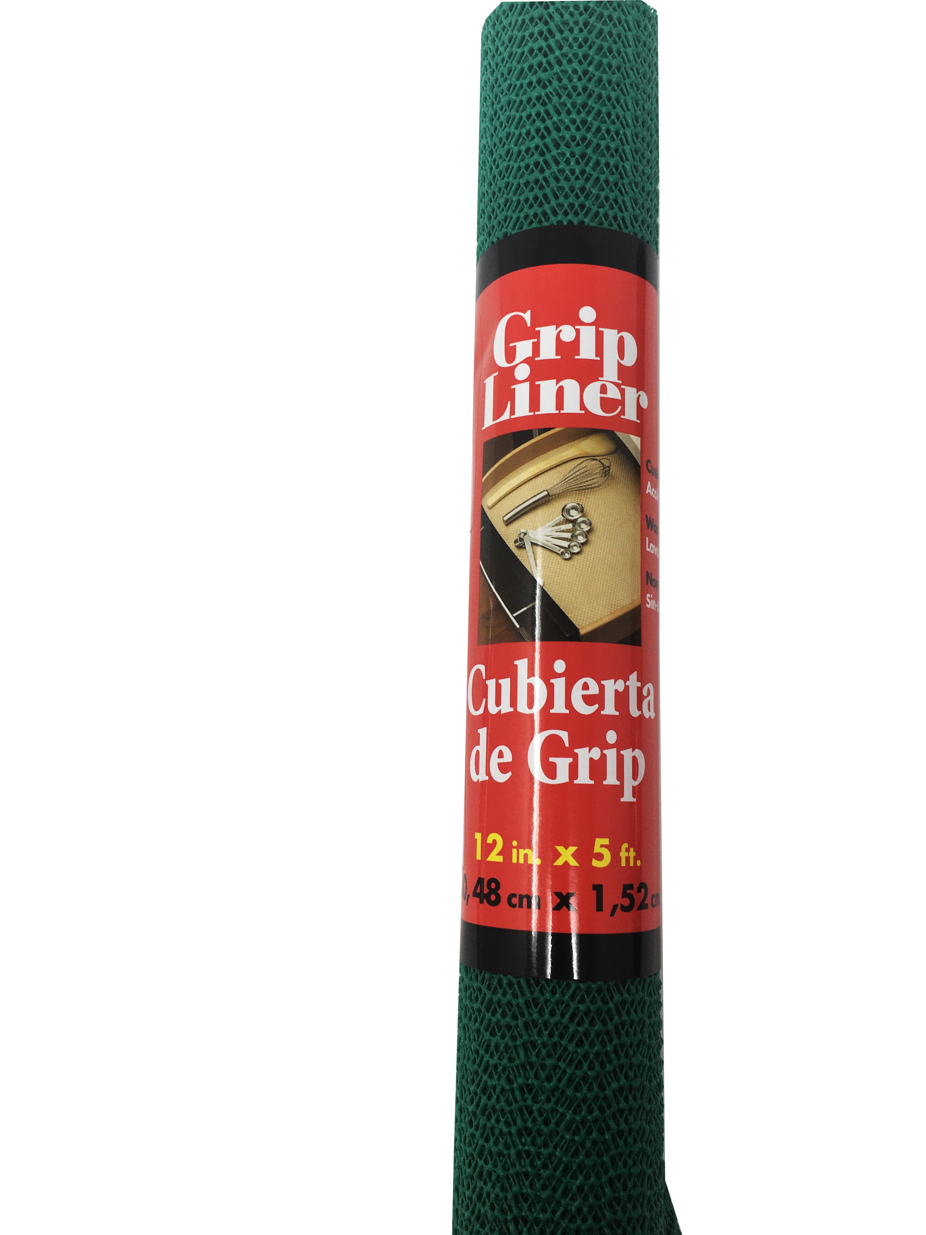 Grip Liner 12 in / 5 ft Green Color for Drawers, Shelves,