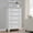 White, variant on Outop 5 Drawer Rustic Wooden Dresser with Anti-Tilt Devices, Brown