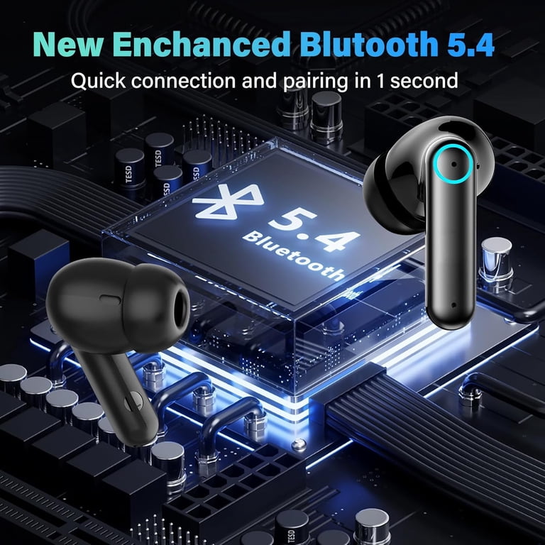 Hoey Wireless Earbuds Bluetooth 5.4 With Noise Canceling photo 6