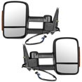thumbnail image 4 of Trail Ridge Tow Mirror Power Heated Amber Signal Texture Black Pair for GM Truck, 4 of 4