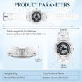 thumbnail image 4 of Women Watch for Women Teenagers Watch Outdoor Waterproof Digital Sports Analog Watches for Ladies Students with Stopwatch Alarm Countdown Dual Display 7 Color LED Backlight, 4 of 6