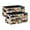 Brown Cow, variant on 2 Pack Foldable Felt Storage Cubes 10.1×6.3×4.7in Open Home Storage Bins for Organizing Shelf, Boho Ink Printed