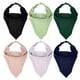 thumbnail image 1 of 6 pañuelos para el pelo, antideslizantes, azul marino, negro, verde, verde claro, gris claro, caqui, 12.60 x 7.87 pulgadas, pañuelos triangulares para el pelo para niñas y mujeres, 1 of 1
