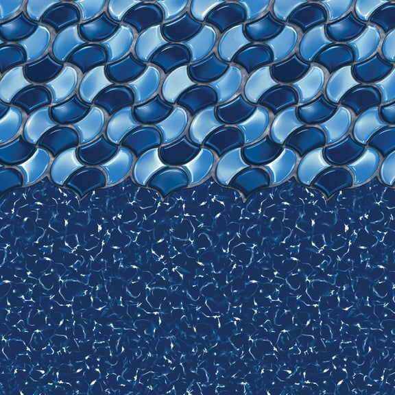 Harris 18' Round Overlap, Rolling Wave, 20 Gauge Above Ground Pool Liner