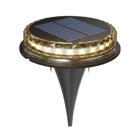 

Hesroicy Solar Buried Lamp IP65 Waterproof Automatic Charging No Wiring Required High Brightness with Light Sensor Floor Pathway Garden Lawn Lamp Yard Decoration Garden Supplies