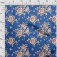 thumbnail image 2 of oneOone Silk Tabby Fabric Triangle Geometric Print Sewing Fabric BTY 42 Inch Wide, 2 of 5