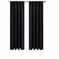 thumbnail image 2 of Blackout Grommet Curtain, Home Decoration, Super Soft Insulation, Suitable For Bedroom-QIUPING, 2 of 4