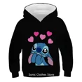 thumbnail image 3 of Sudadera con capucha de Stitch Kawaii, sudadera con letras, moda, jersey de Anime, manga, dibujos animados, niñas, niños, ropa informal, tops, 3 of 5