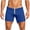 Blue, variant on hlysgo Men's Swim Shorts 4 Inch Inseam Low Waist Running Shorts Yoga Gym Training Elastic Drawstring Beach Shorts with Pockets White,M
