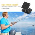 thumbnail image 3 of AURARMLET 1Set Sturdy Fish Finder Rack with Base Black Nylon Adjustable Outdoor Boat Accessory, 3 of 8