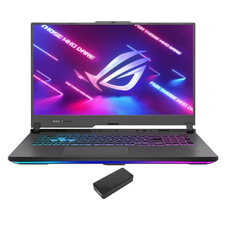 ASUS ROG Strix G17 G713 Gaming/Entertainment Laptop (AMD Ryzen 9 7945HX 16-Core, 17.3in 240Hz 2K Quad HD (2560x1440), GeForce RTX 4070, Win 11 Home) with DV4K Dock