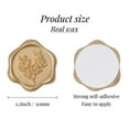 thumbnail image 3 of 100pcs Wax Seal Stickers Wedding Invitation Envelope Seal Stickers Perfect For Invitaion Envelopes Gift Wrapping, 3 of 9
