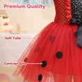 thumbnail image 6 of Grblisyd 3PC Halloween Costume Girls Ladybug Costume dress tutu and Bug Costumes for Kids Halloween Dress Up Clothes Gifts, 6 of 6