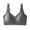 Gray, variant on Women's Wireless Bras No Underwire Push Up Lightly Padded Seamless Comfort Everyday Bra Breathable Full Coverage Unlined Yarn Dye Soft Knit for Women