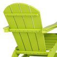 thumbnail image 2 of FADINGFREE Outdoor Patio Rocking Chair, All-Weather HDPE Patio Rocker with Wide Armrests for Porch, Lawn & Garden, Lime Green, 2 of 9