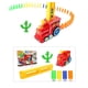 thumbnail image 3 of Juego de juguete de tren de dominó eléctrico con 60 piezas de bloques de construcción de ju Abanopi Tren electrico, 3 of 7