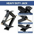 thumbnail image 2 of Camper Trailer Stabilizer Leveling Scissor Jacks Set of 2, Car Scissor Lift Jack with 4"-24" Height Adjustable, 7500 Lbs Heavy Duty RV Scissor Jack for Travel Trailer Camper, 2 of 6