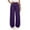 Purple, variant on AherBiu Sweatpants for Kid Girls Straight Wide Leg Elastic High Waisted Jogging Pants Trackpants Athletic Trousers