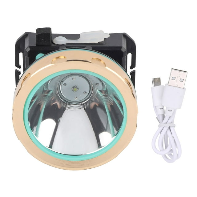 Lampe Frontale Solaire ZPSHYD, Lampe Frontale Rechargeable à LED 3 Modes Lampe Frontale Imperméable Randonnée Camping Lampe de Poche