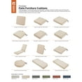 thumbnail image 6 of Classic Accessories Montlake FadeSafe Rectangular Patio Lounge Seat Cushion Slip Cover - 5" Thick - Heavy Duty Outdoor Patio Cushion with Water Resistant Backing, 25"W x 27"D x 5"T, 6 of 12