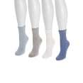 thumbnail image 3 of MUK LUKS Women's Dream Step Quarter Crew Socks, 4-Pack, OSFM, 3 of 4