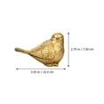 thumbnail image 2 of IDEANATEGRATE 1Pc Golden Household Decorative Sparrow for Wine Cabinet Warm Romantic Decor, 2 of 8
