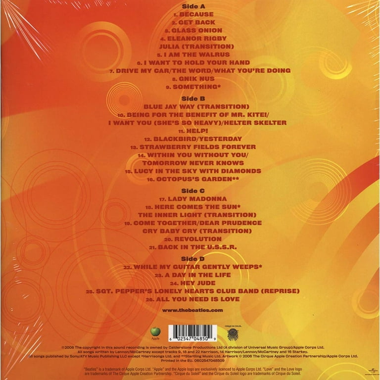 The Beatles - Love - Music & Performance - Vinyl - Walmart.com