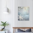 thumbnail image 3 of Nawypu  Canvas Wall Art Christmas Snowflake Star White Snow Winter Theme Picture Poster Artwork Painting for Bedroom Bathroom Kitchen Wall Decor Framed Ready to Hang, 3 of 4