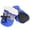 Blue, variant on YAHHU Premium Pet Dog Boots Anti-Slip Shoes Soft Cotton Padded Winter Warm Paw Protectors For Small Dogs Walking 1.8 inches / 4.5 cm Perfect For Indoor Outdoor (Red, Size S)