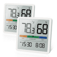 thumbnail image 1 of Yeacher 2 Pack Indoor Thermometer Hygrometer: 3.34in LCD Screen Temperature Gauge Humidity Monitor, Air Comfort, 1 of 8