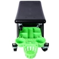 thumbnail image 6 of Rolling Mechanic Stool Green HDPE 300 Lbs Capacity Storage Trays Swivel Wheels & Lockable Casters Mechanic Seat, 6 of 10