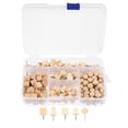 thumbnail image 1 of Weiweiguan 1 Box Office Pushpins Delicate Thumbtacks Creative Thumbtacks (Wood Color), 1 of 6
