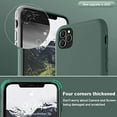 thumbnail image 5 of Entronix Silicone Soft Case for iPhone 11 Pro Max Shockproof Durable Slim Fit, Olive Green, 5 of 6