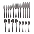 thumbnail image 2 of Oneida 894805 Kenbrook Black Tumbled 20 Piece Everyday Flatware Set, Service For 4, 2 of 6