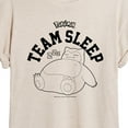 thumbnail image 3 of Pokémon - Snorlax Team Sleep - Women's Oversized T-Shirt, 3 of 5