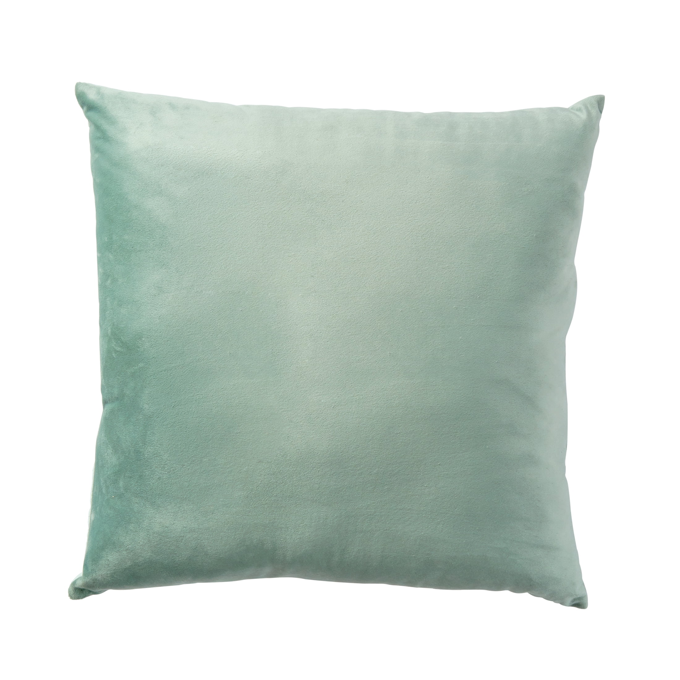 Better Homes & Gardens Waves Green 20" x 20" Velvet Decorative Throw Pillow