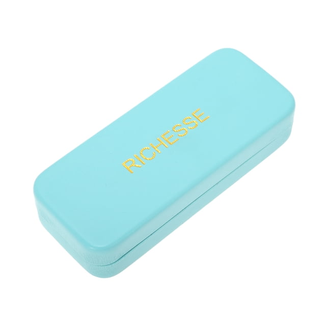 Estuche para gafas portátil Unique Bargains 1 Pc 6.34"x2.64"x1.34" Azul