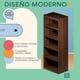 thumbnail image 5 of Librero con 5 Repisas para Libros, Revistas y Decoración de Madera para Sala, Recamara o Estudio. Estanteria Londo con Altura de 175 cm. Bookshelf Decor. Bookcase Wood, 5 of 5