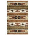 thumbnail image 3 of Alora Decor Ryder 5' x 8' Tribal Multi/Brown/Blue/Gold/Khaki Area Rug, 3 of 3
