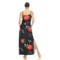 thumbnail image 3 of White Mark Women's Floral Sleeveless Side Slit Maxi Dress, 3 of 7