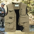 thumbnail image 2 of Gilet de Travail Léger Décontracté pour Hommes avec Multiples Poches pour Printemps Été Automne, 2 of 3