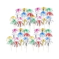 thumbnail image 2 of Letrero De Fuegos Artificiales Madera Fuegos Artificiales Cóctel Palillos Tropical Cupcake Toppers Bebida Aperitivo Palillos De Dientes Con Borlas Largas Celofán Para Cena De Fiesta 100 Piezas Scienceny TO002972-00, 2 of 6