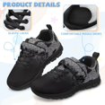 thumbnail image 6 of Pointodoor Spider Cobweb Shoes for Boys Halloween Sneakers for Little Kids Black Trail Running Shoes Knitted Mesh Outdoor School Athletic Shoes with One Strap, 6 of 7